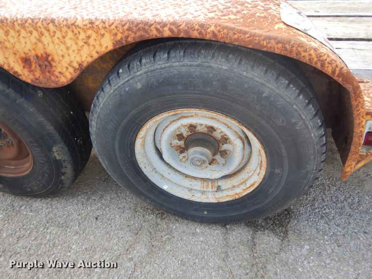 image for item DF1767 2006 shop built tilt deck trailer