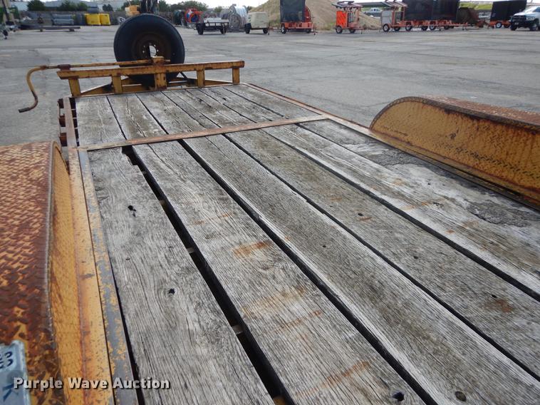image for item DF1767 2006 shop built tilt deck trailer
