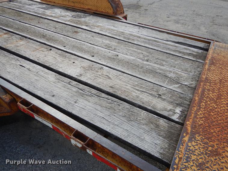 image for item DF1767 2006 shop built tilt deck trailer