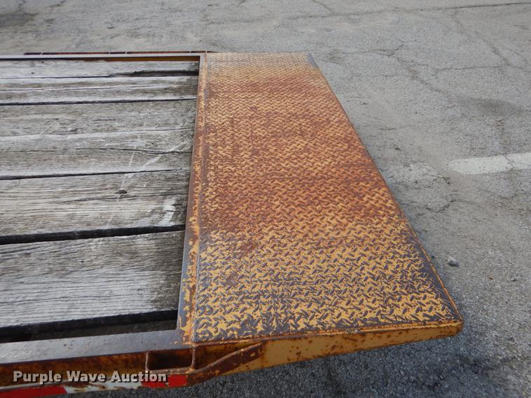 image for item DF1767 2006 shop built tilt deck trailer