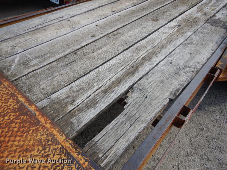 image for item DF1767 2006 shop built tilt deck trailer