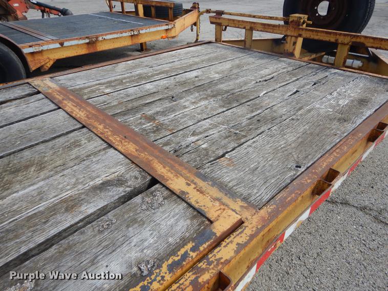 image for item DF1767 2006 shop built tilt deck trailer