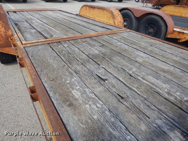 image for item DF1767 2006 shop built tilt deck trailer
