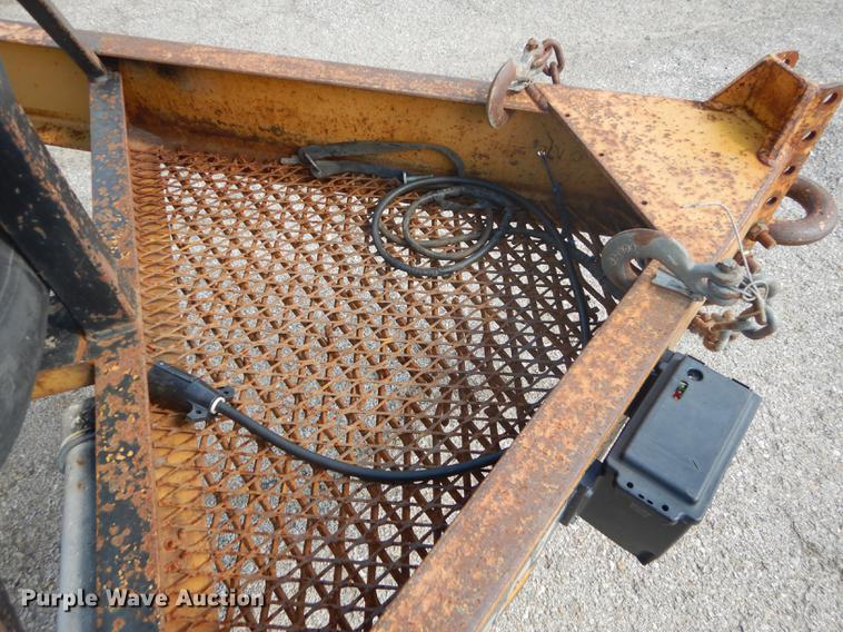 image for item DF1767 2006 shop built tilt deck trailer