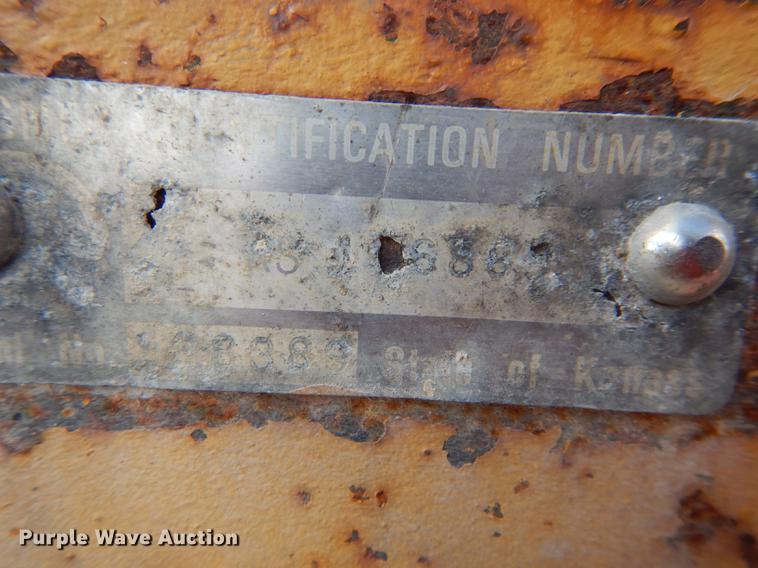 image for item DF1767 2006 shop built tilt deck trailer