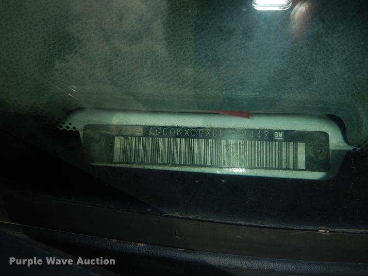 image for item DF1771 2012 Chevrolet Silverado 2500HD pickup truck