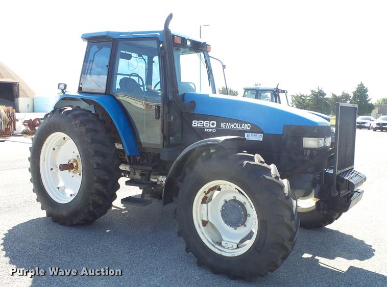 image for item DF4357 1998 New Holland 8260 MFWD tractor