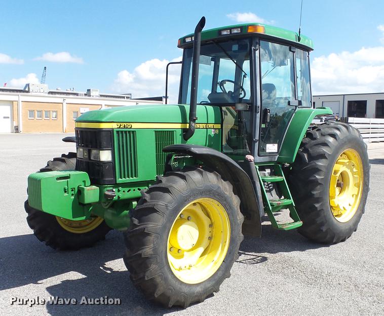 image for item DF4358 1999 John Deere 7210 MFWD tractor
