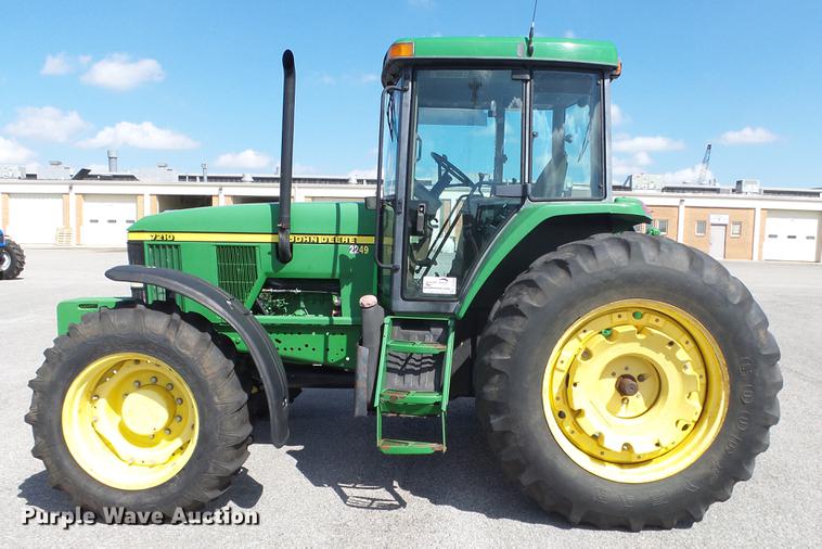 image for item DF4358 1999 John Deere 7210 MFWD tractor