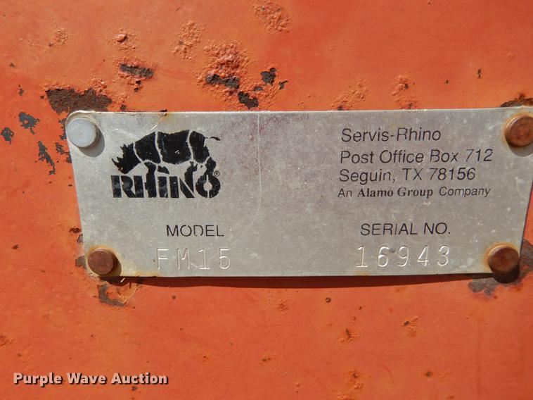 image for item EM9670 Rhino FM15 batwing rotary mower