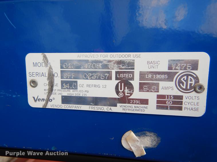 image for item EM9686 RC Cola vending machine