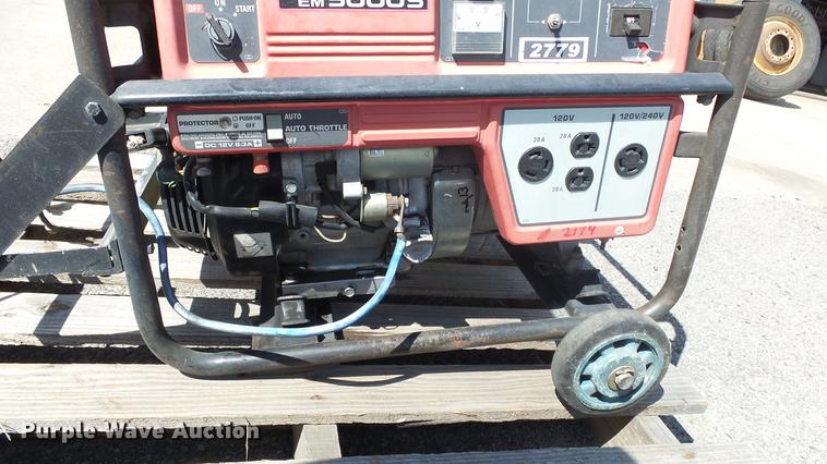 image for item ES9474 Honda EM5000S generator