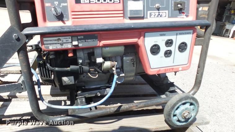 image for item ES9474 Honda EM5000S generator