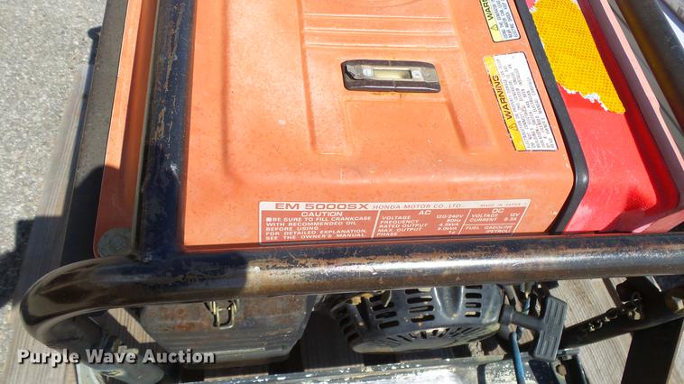 image for item ES9474 Honda EM5000S generator