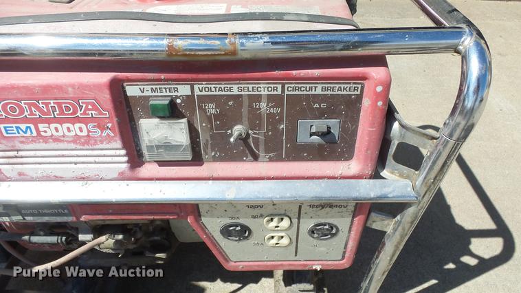 image for item ES9476 Honda EM5000S generator