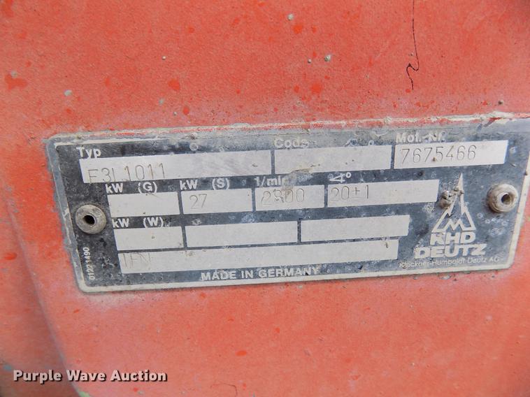 image for item FQ9008 Airplaco HJ63CR concrete mixer/pump