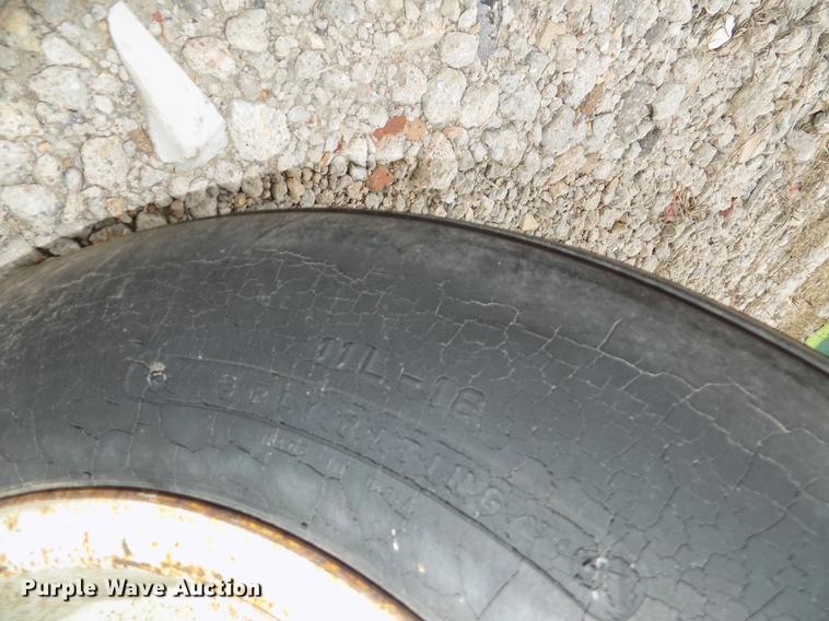 image for item DB8566 Shop built pivot hauler trailer