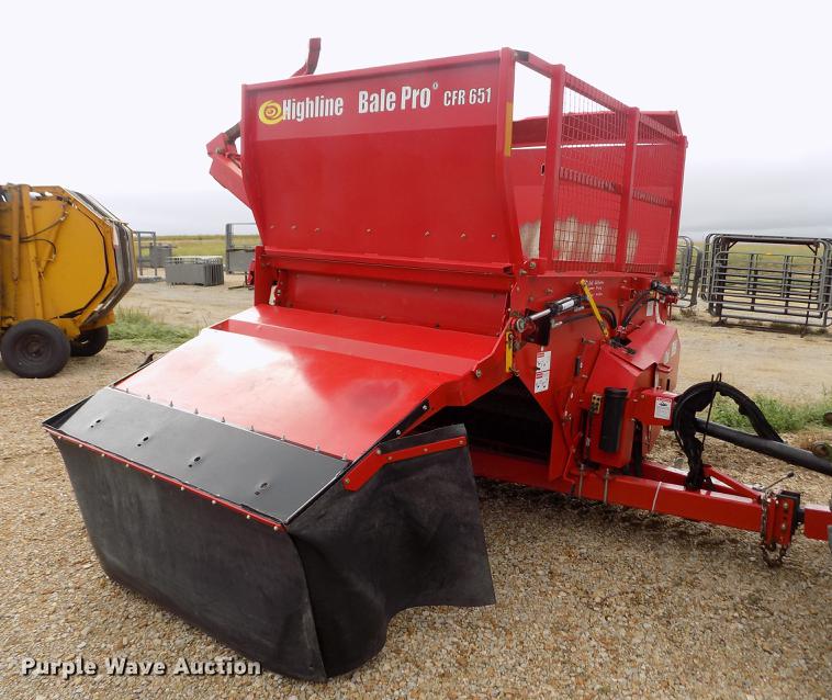 image for item DB9115 2015 Highline CFR651 bale processor