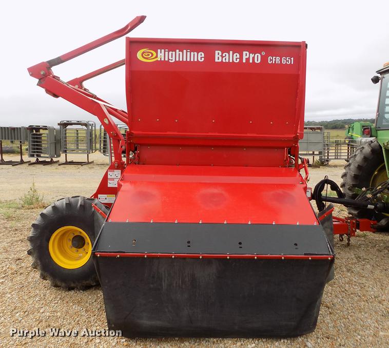image for item DB9115 2015 Highline CFR651 bale processor