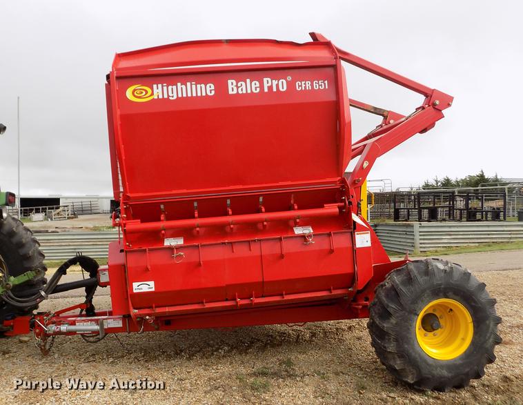 image for item DB9115 2015 Highline CFR651 bale processor