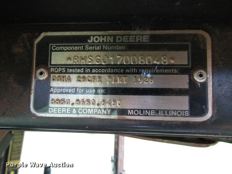 image for item DC0070 1984 John Deere 8450 4WD tractor