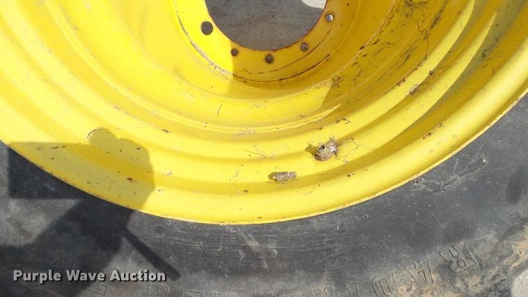 image for item DE4837 (2) John Deere 14.9R30 dual front tires