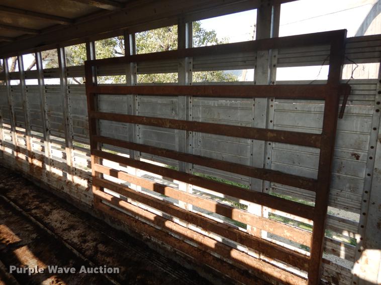 image for item DF1776 1974 Wilson livestock trailer