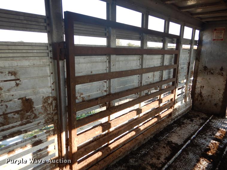 image for item DF1776 1974 Wilson livestock trailer