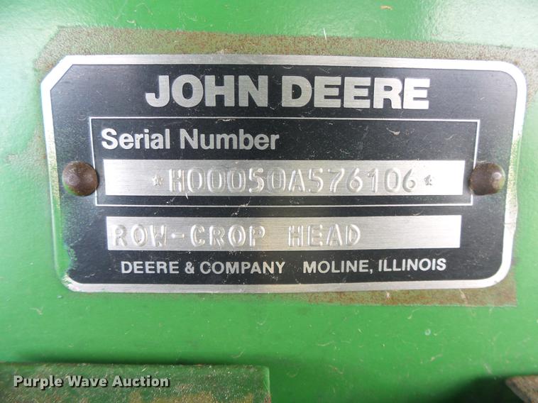 image for item DF2775 John Deere 853A all crop head