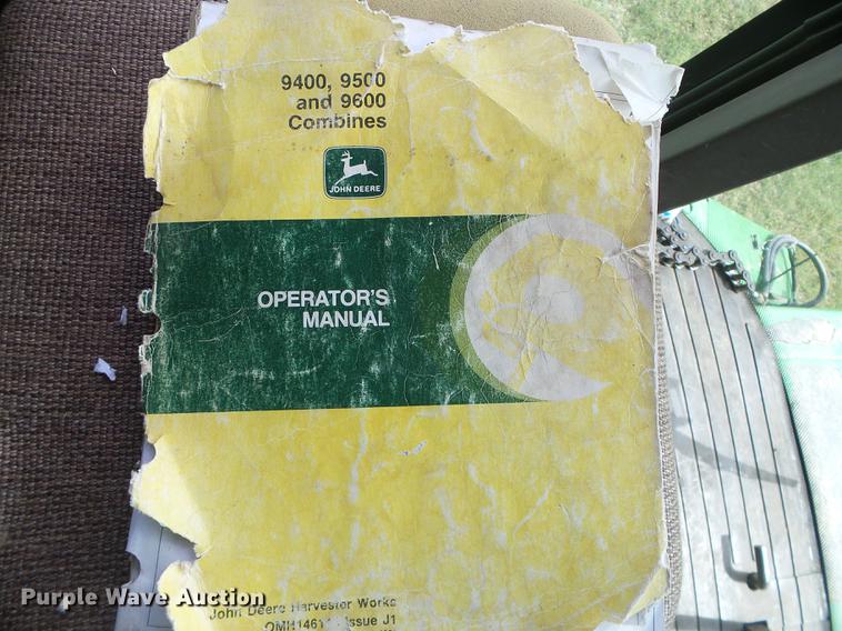 image for item DF2778 1992 John Deere 9600 combine