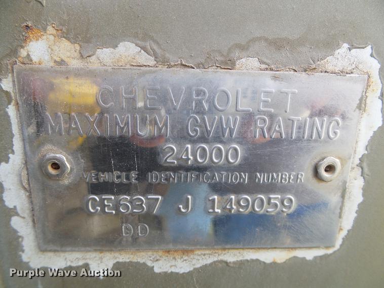 image for item DF2780 1967 Chevrolet 60 grain truck