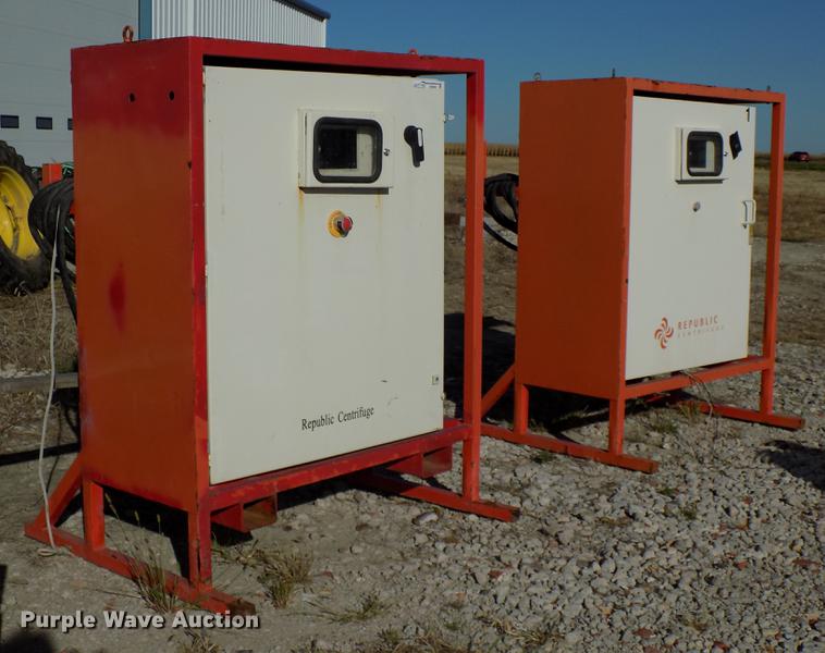 image for item DZ9560 (2) 2013 Republic centrifuge variable frequency drives
