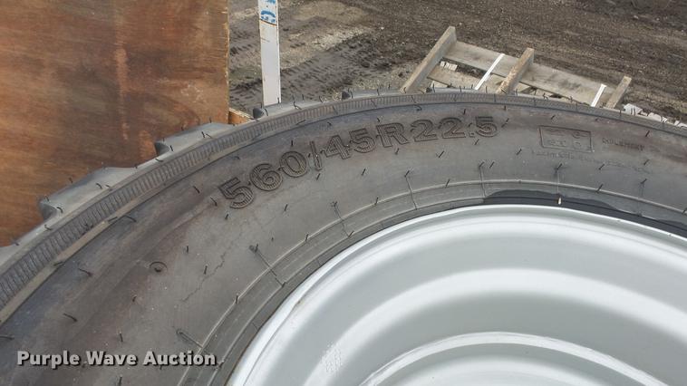 image for item FE9097 (2) ATC 560/45R22.5 tires and wheels