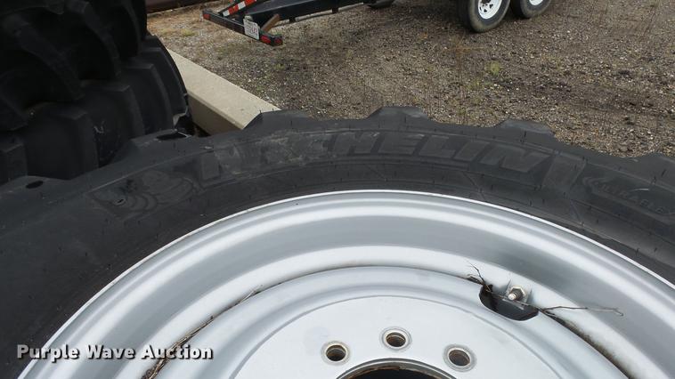 image for item FE9107 (2) Michelin 620/70R26 tires and wheels