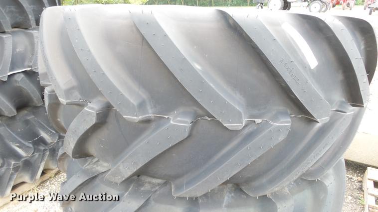 image for item FE9107 (2) Michelin 620/70R26 tires and wheels