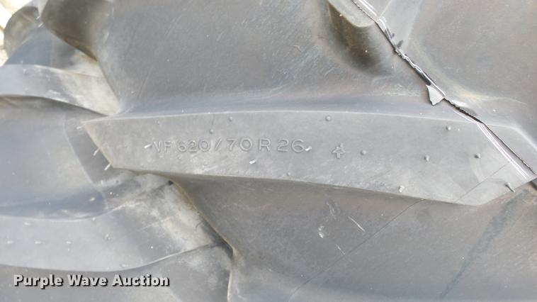 image for item FE9107 (2) Michelin 620/70R26 tires and wheels