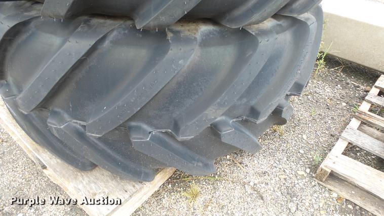 image for item FE9107 (2) Michelin 620/70R26 tires and wheels