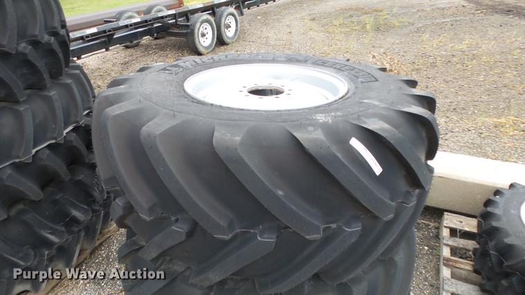 image for item FE9107 (2) Michelin 620/70R26 tires and wheels