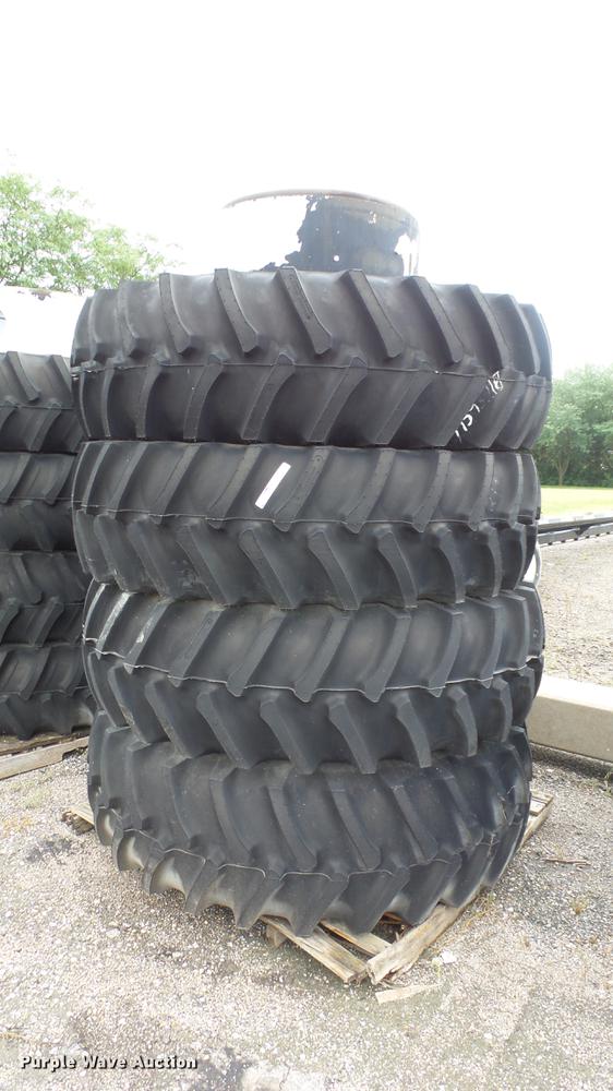 image for item FE9108 (4) Firestone 520/85R38 tires and wheels