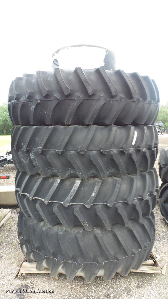 image for item FE9108 (4) Firestone 520/85R38 tires and wheels