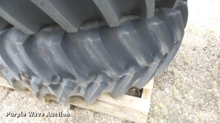 image for item FE9108 (4) Firestone 520/85R38 tires and wheels