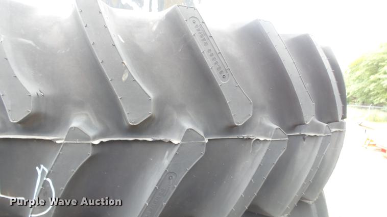 image for item FE9108 (4) Firestone 520/85R38 tires and wheels
