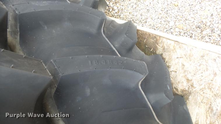 image for item FE9109 (4) Firestone 480/80R42 dual tires and wheels