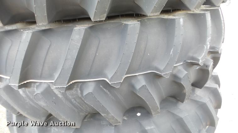 image for item FE9109 (4) Firestone 480/80R42 dual tires and wheels