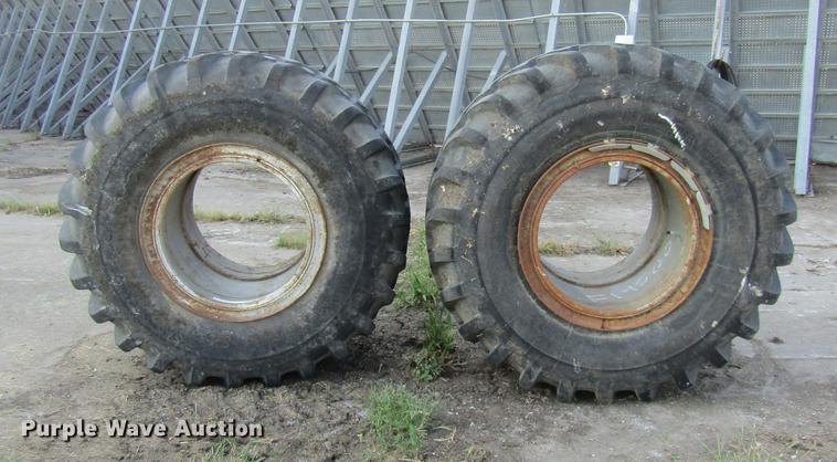 image for item FI9500 (2) Firestone 48x25.00-20 flotation tires and wheels
