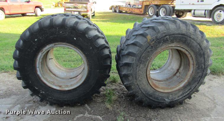 image for item FI9500 (2) Firestone 48x25.00-20 flotation tires and wheels