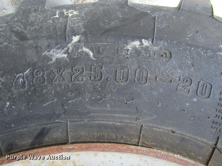 image for item FI9500 (2) Firestone 48x25.00-20 flotation tires and wheels