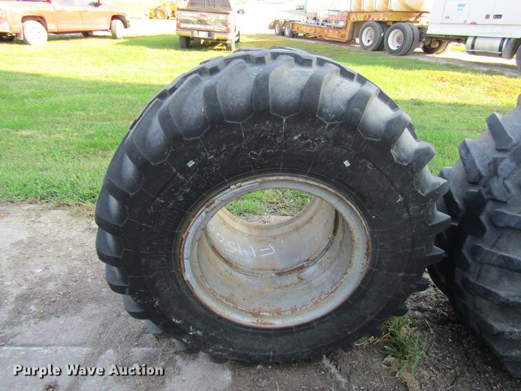 image for item FI9500 (2) Firestone 48x25.00-20 flotation tires and wheels