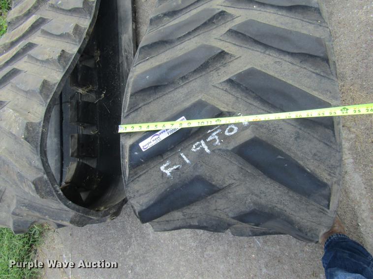 image for item FI9501 (2) 24.5"W rubber tracks