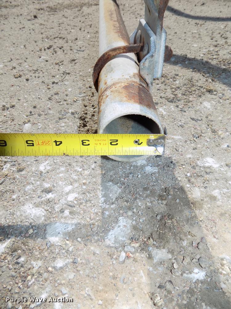 image for item G1326 Approximately 24 four and five cow aluminum stanchion sets